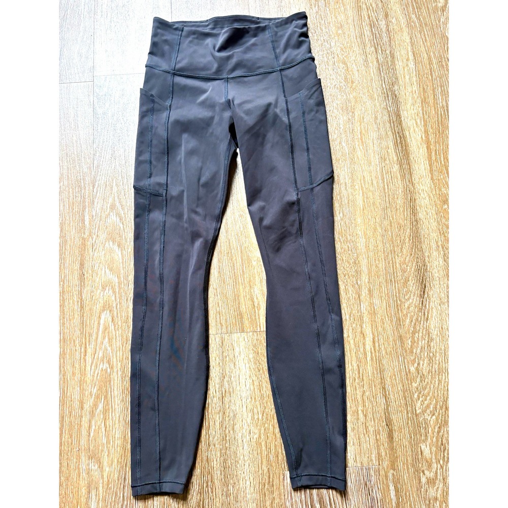 Athleta Ultimate Stash II High Rise Ankle Leggings Pockets Black XS